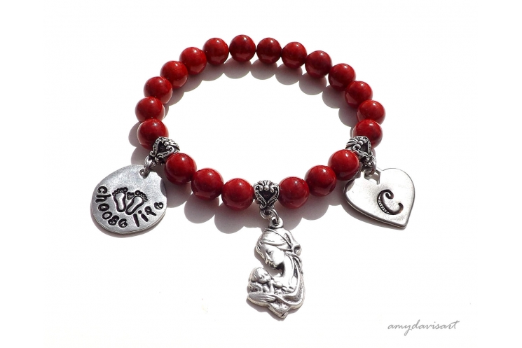 Personalized bracelet for mom