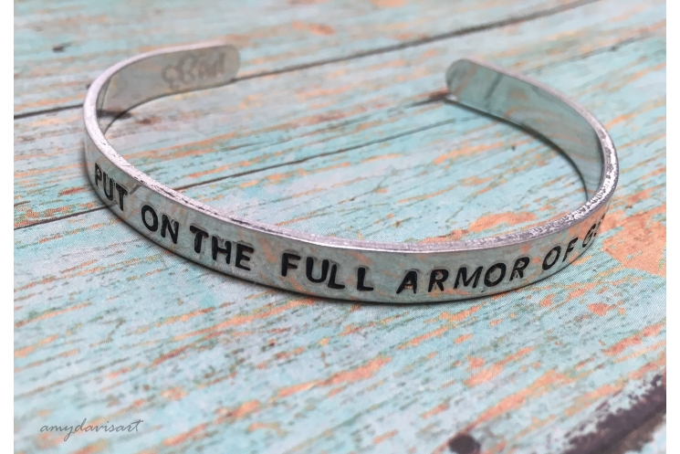 Silver tone cuff bracelet