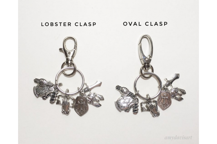 Choose from Lobster Clasp or Oval Clasp Style
