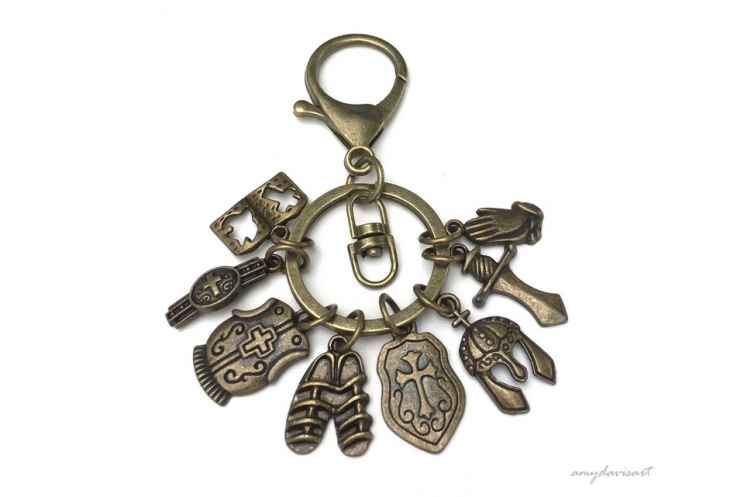 Bible Keychain Ephesians 6 Full Armor of God