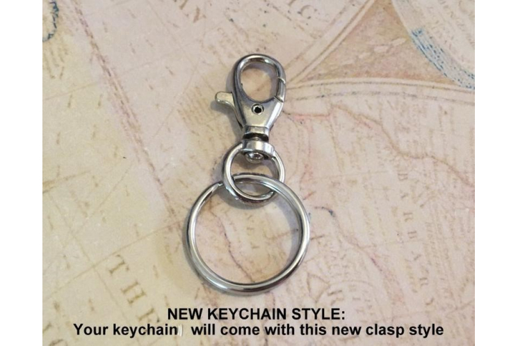 New style clasp - now on all keychains