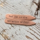Personalized copper collar stays for him