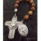 Catholic Rosary with First Communion Cross