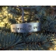 Cuff bracelet hand stamped with coffee queen