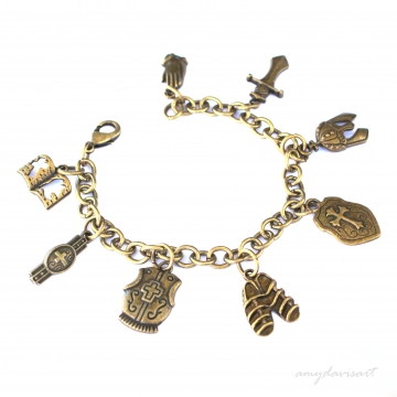 Stand firm in the Lord! Stand firm in the Lord! Christian charm bracelet