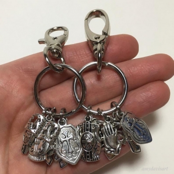 Armor of God keychains - bulk purchase for small groups, adult Bible studies, gifts, retreats, and more!